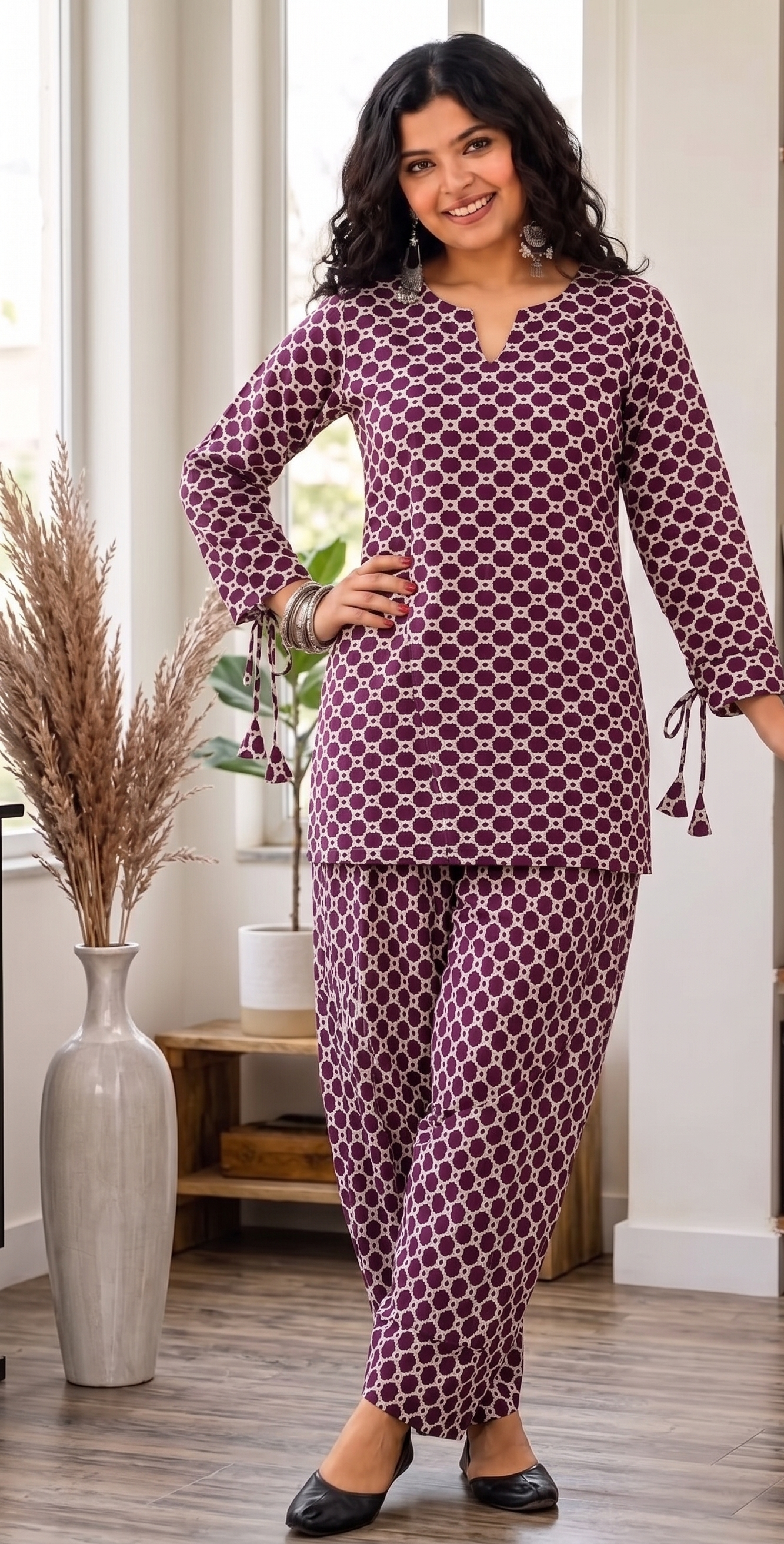 Women's Cotton Salwar Co-ord Set | Fursi Collection | M–2XL | TLAS